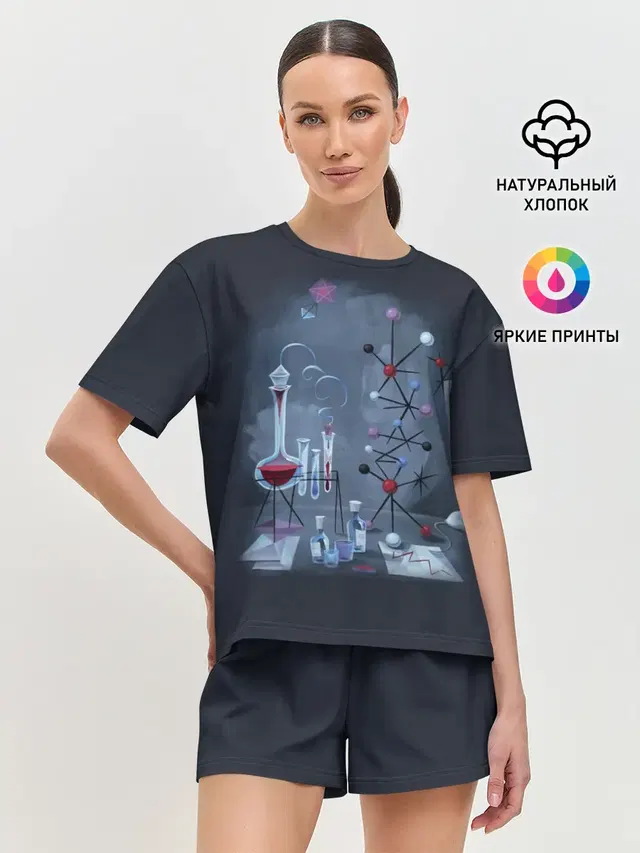 Женская пижама с шортами