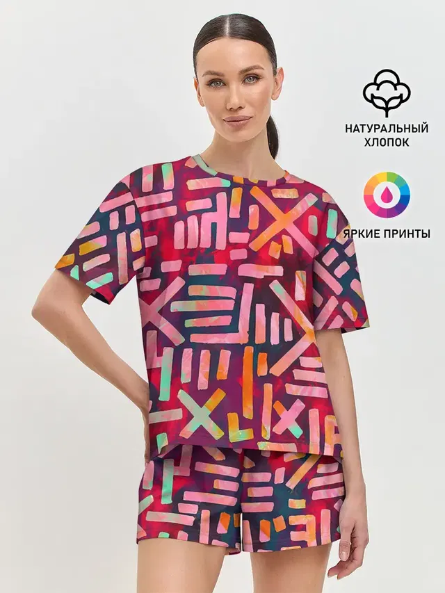 Женская пижама с шортами