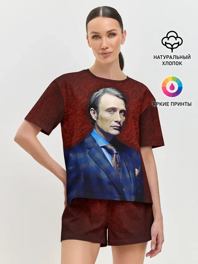 Женская пижама с шортами