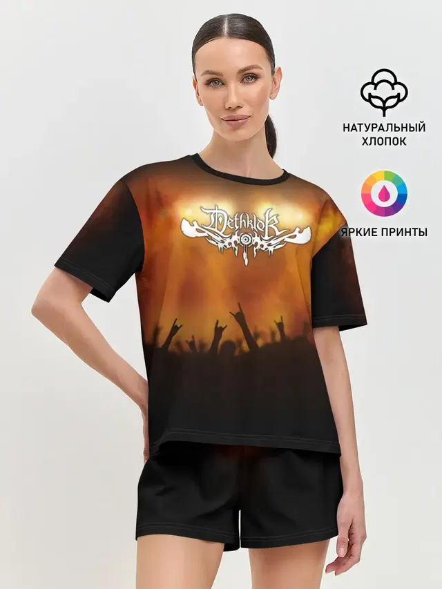 Женская пижама с шортами