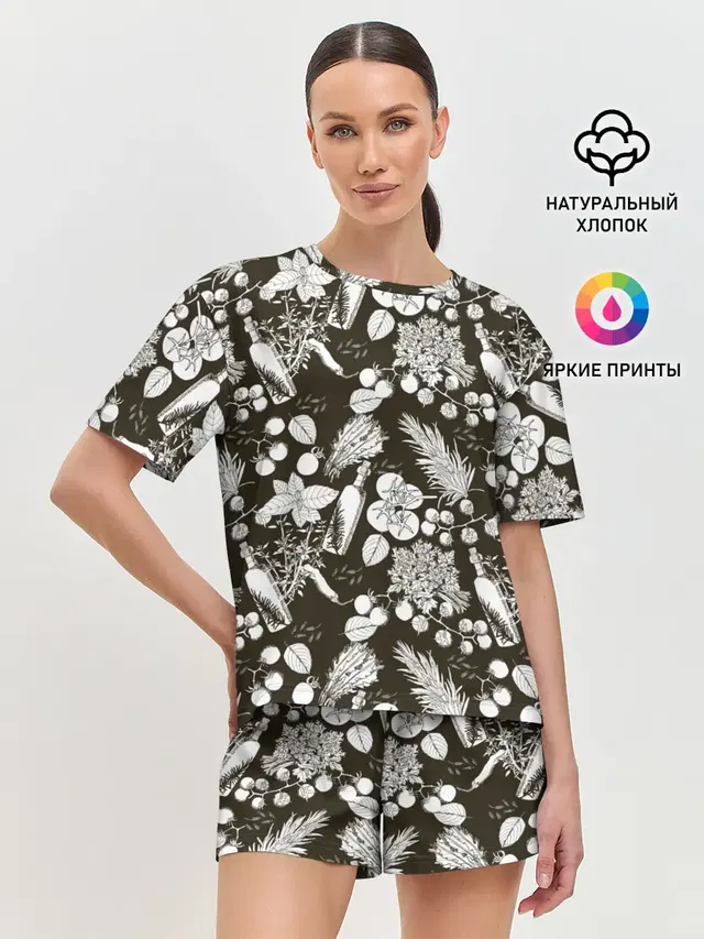 Женская пижама с шортами