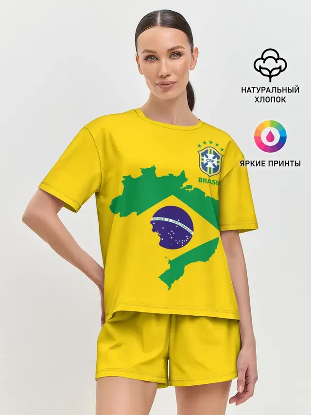 Женская пижама с шортами
