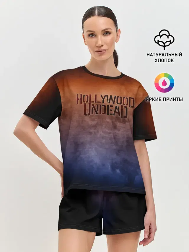Женская пижама с шортами