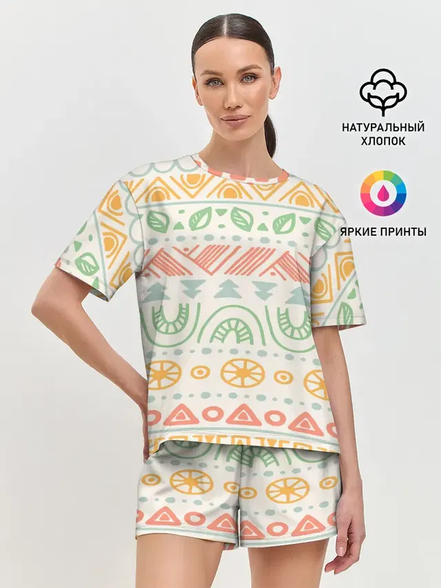 Женская пижама с шортами