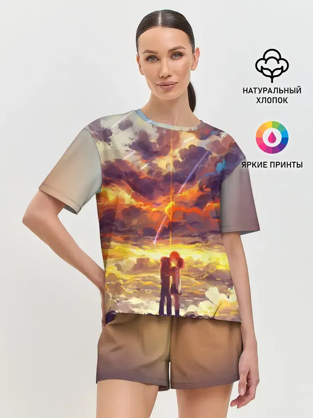 Женская пижама с шортами