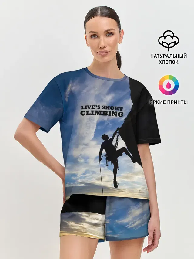 Женская пижама с шортами