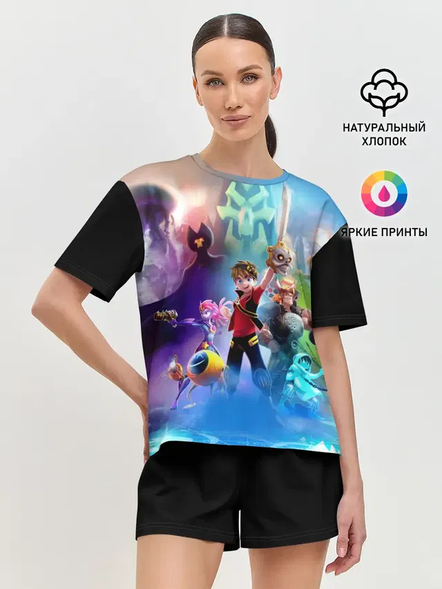 Женская пижама с шортами
