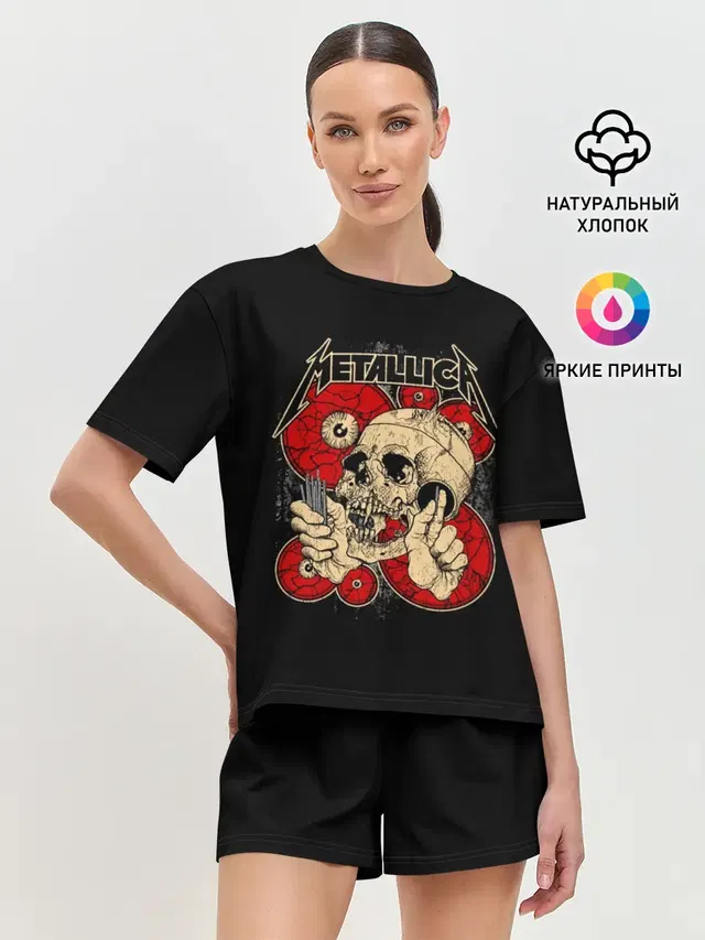Женская пижама с шортами