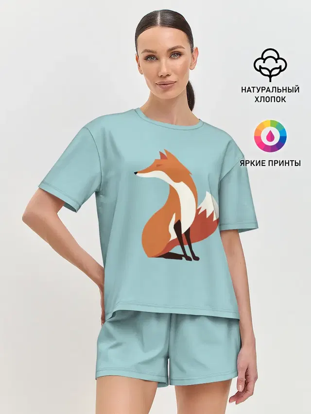 Женская пижама с шортами