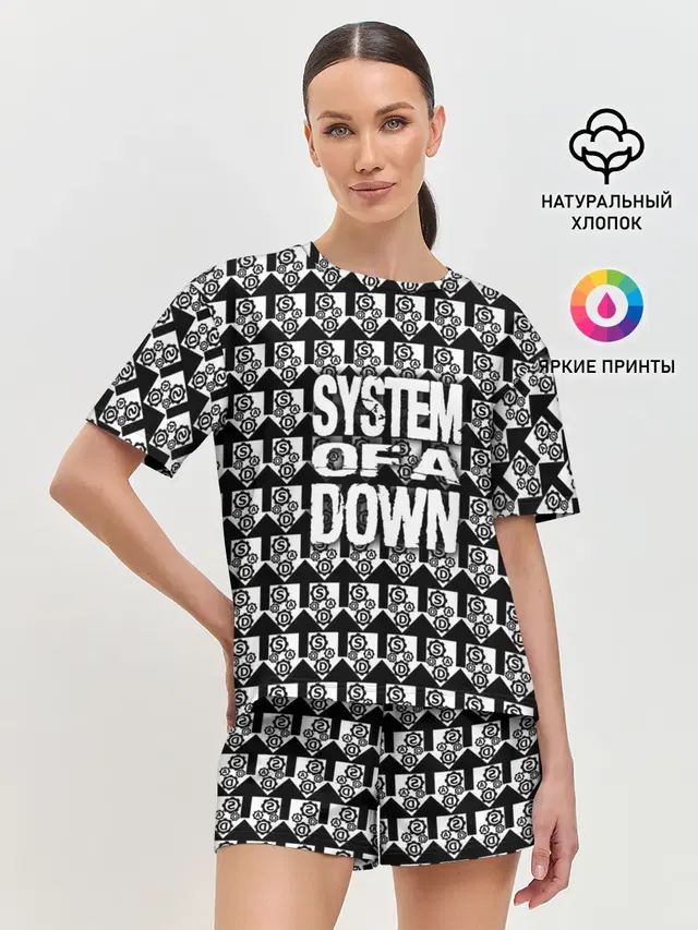Женская пижама с шортами
