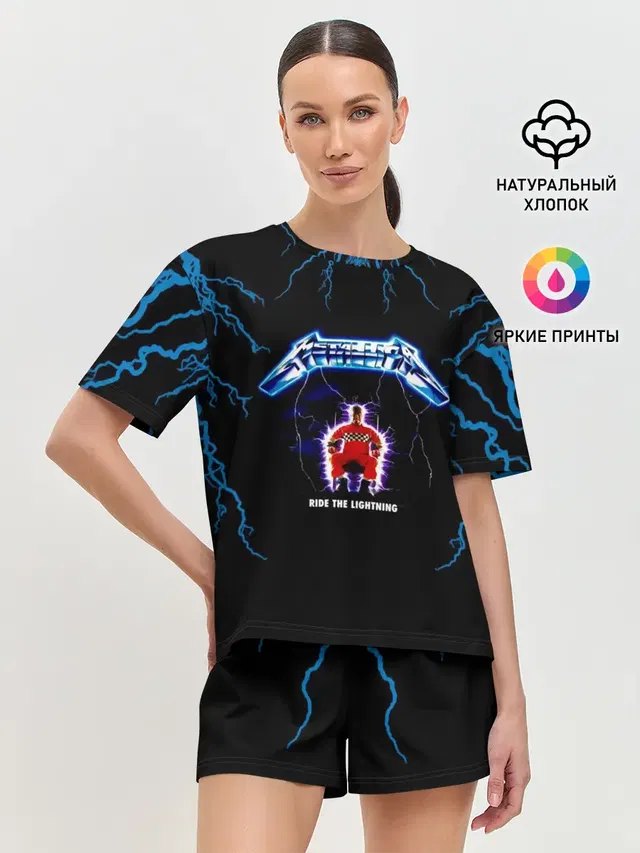 Женская пижама с шортами
