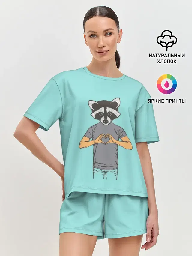 Женская пижама с шортами