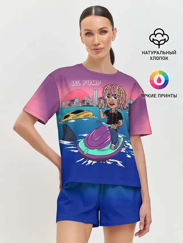 Женская пижама с шортами