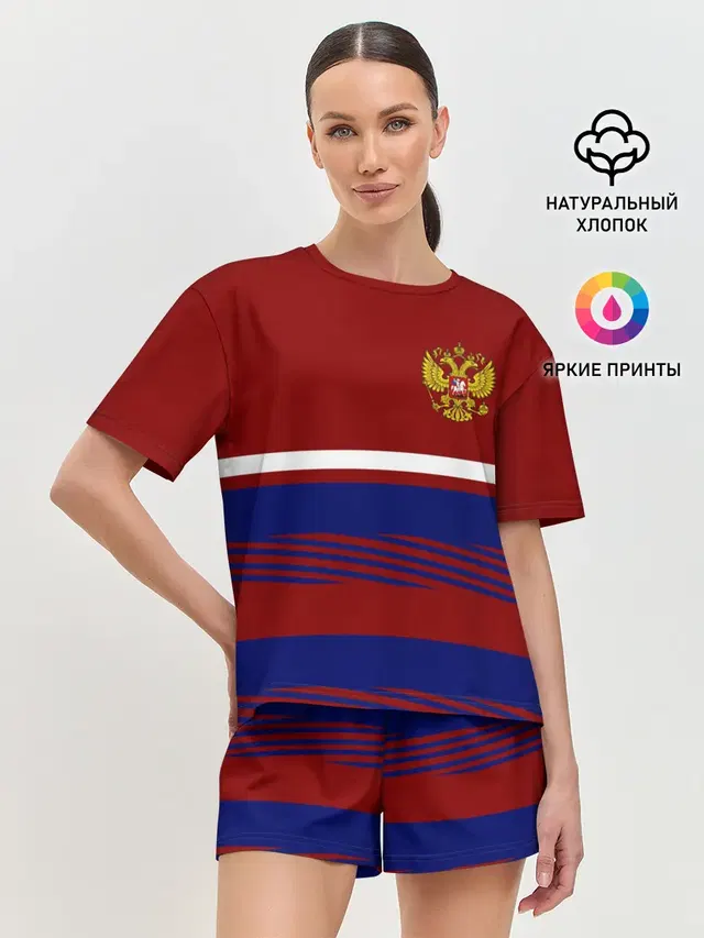 Женская пижама с шортами