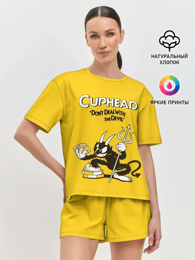 Женская пижама с шортами
