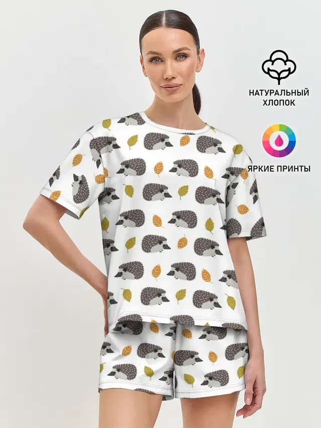 Женская пижама с шортами