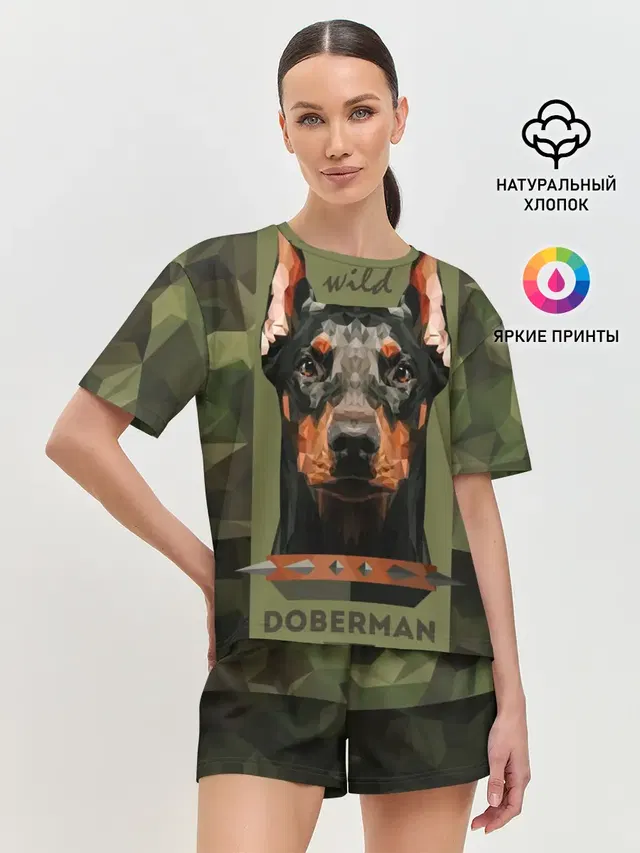 Женская пижама с шортами