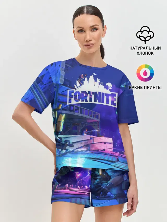 Женская пижама с шортами