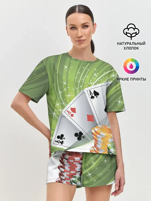 Женская пижама с шортами