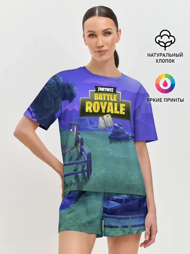 Женская пижама с шортами
