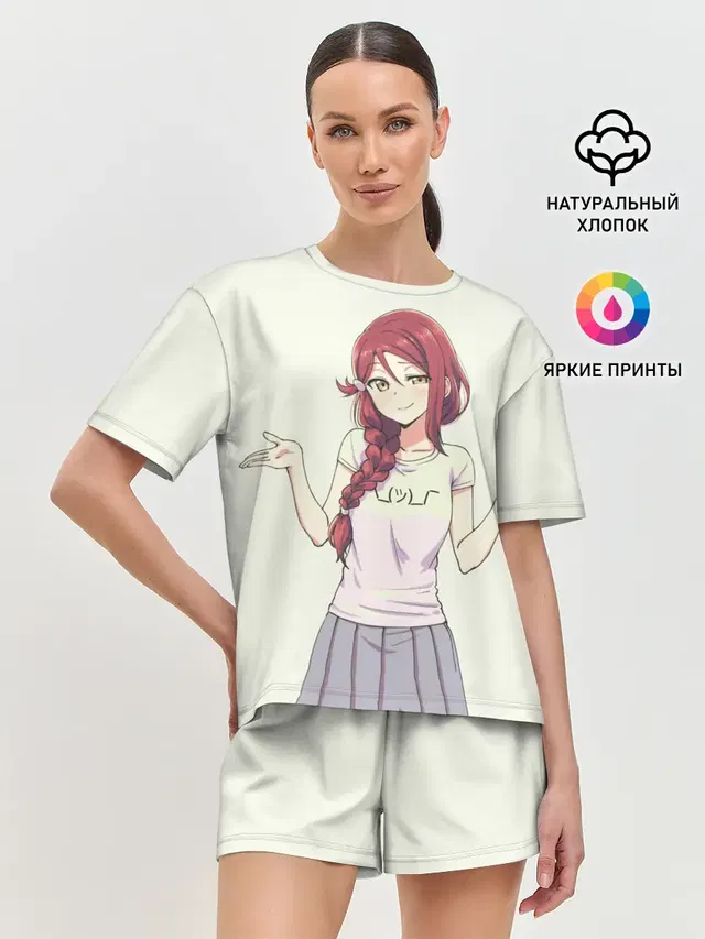 Женская пижама с шортами