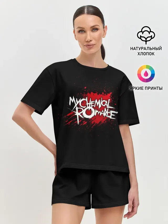 Женская пижама с шортами