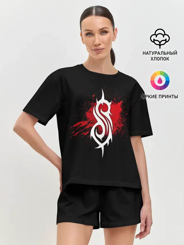 Женская пижама с шортами