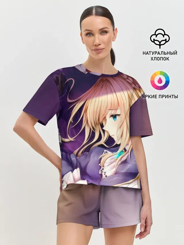 Женская пижама с шортами