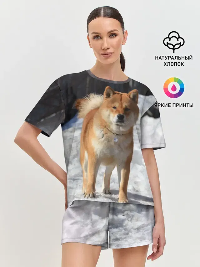 Женская пижама с шортами