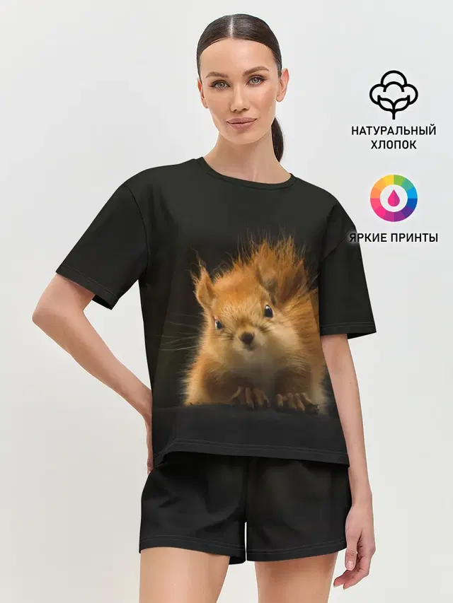 Женская пижама с шортами