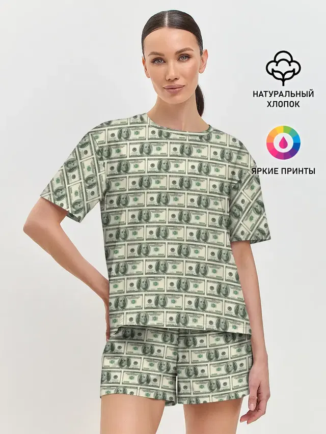 Женская пижама с шортами