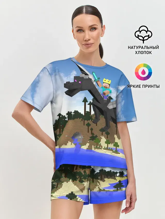 Женская пижама с шортами