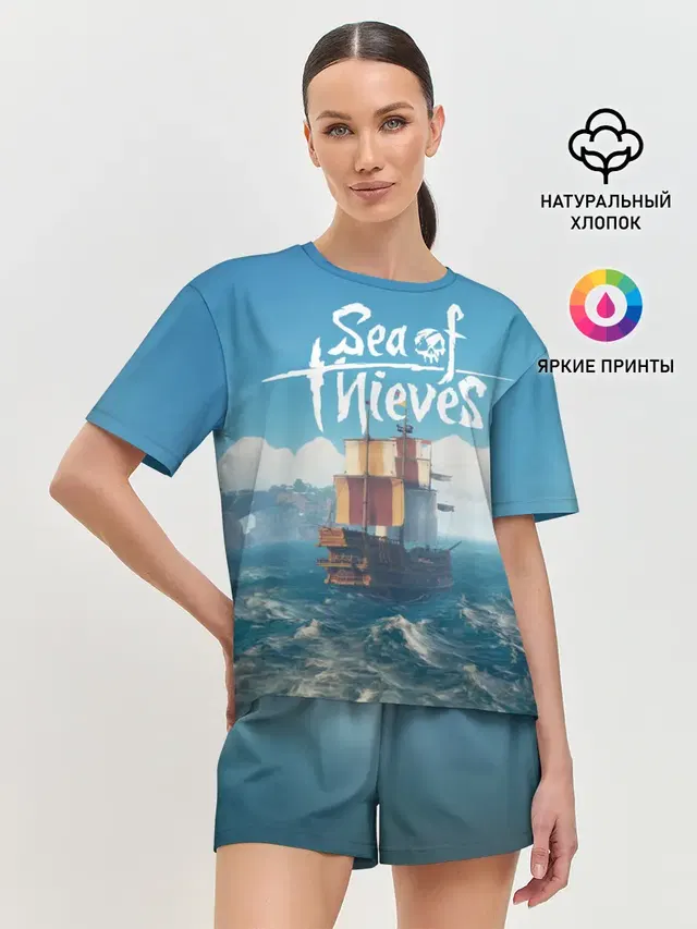 Женская пижама с шортами