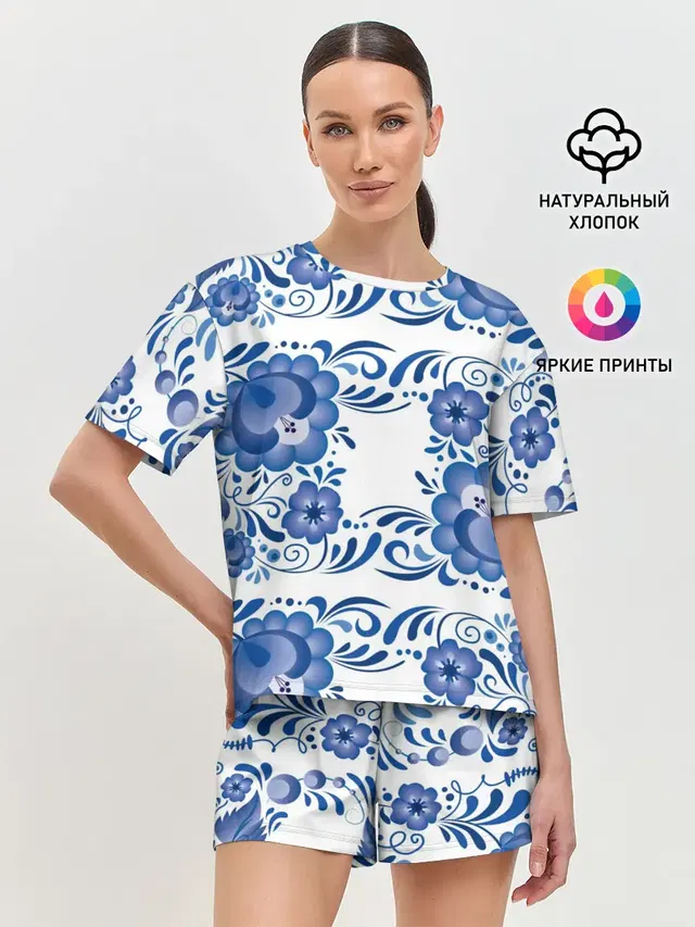 Женская пижама с шортами