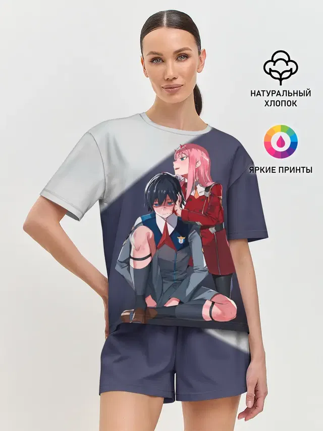 Женская пижама с шортами