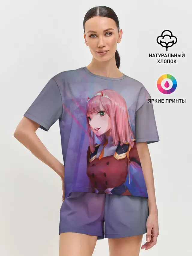 Женская пижама с шортами