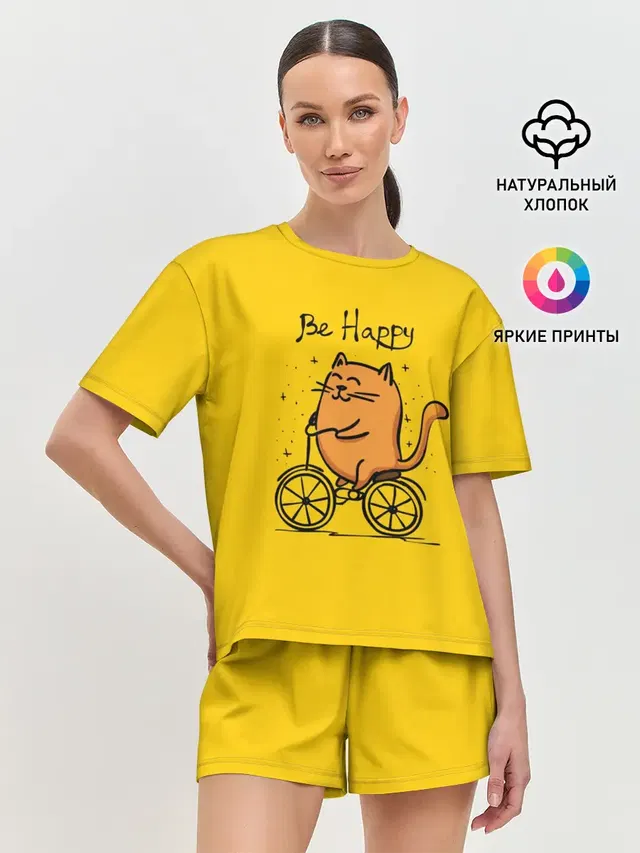 Женская пижама с шортами