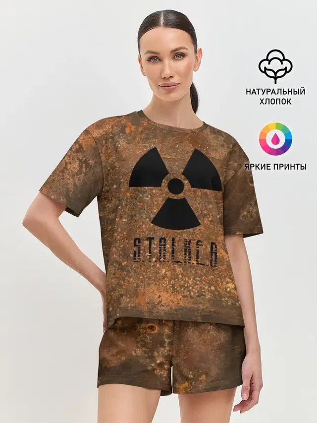 Женская пижама с шортами