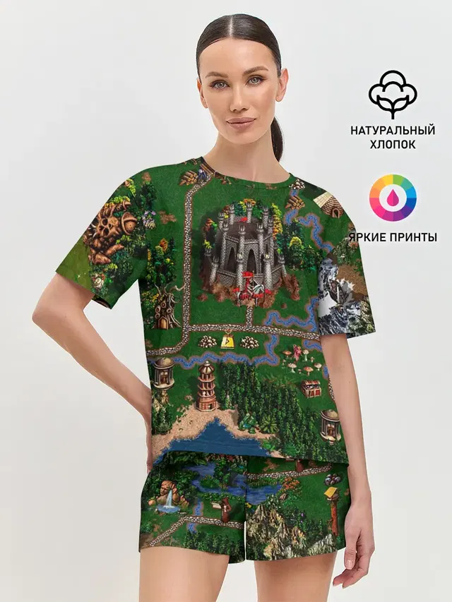Женская пижама с шортами