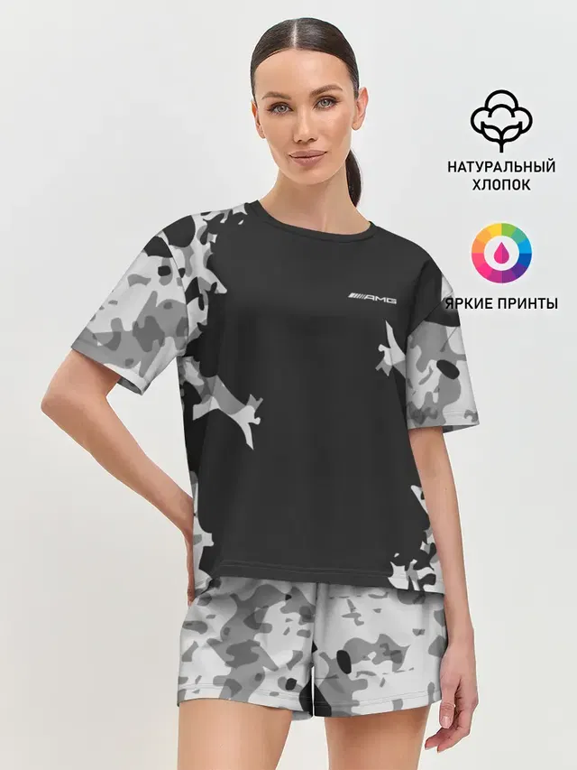 Женская пижама с шортами
