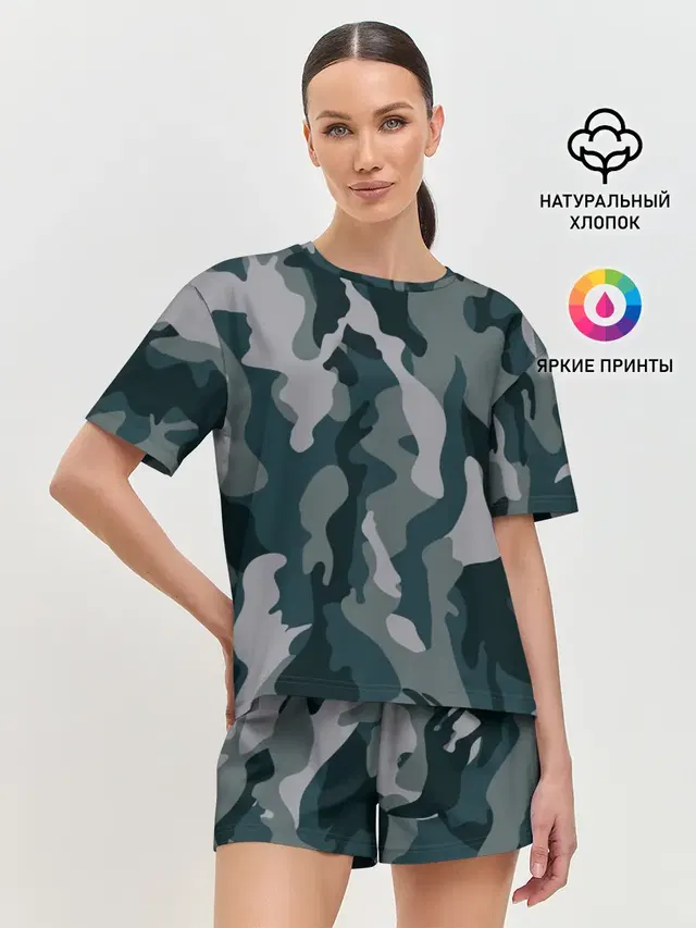 Женская пижама с шортами