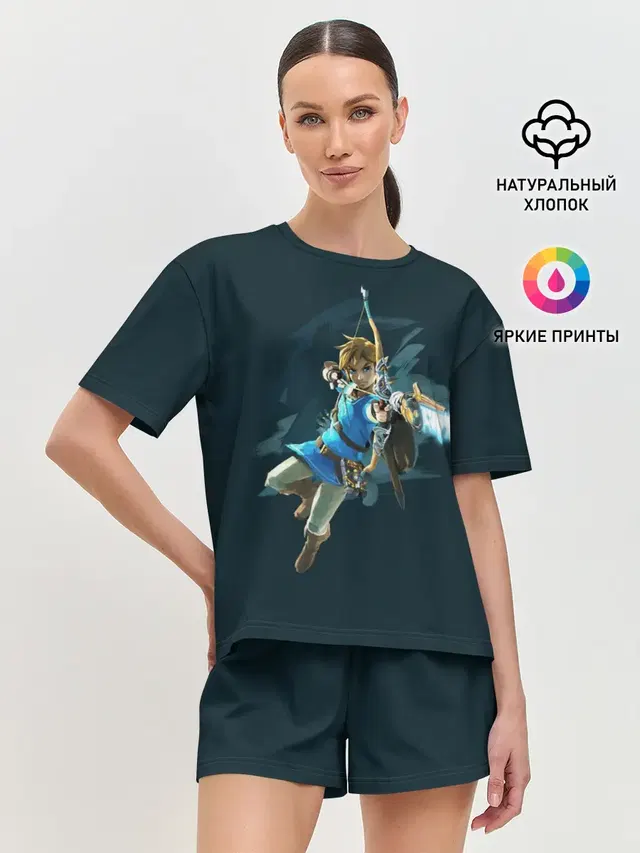 Женская пижама с шортами