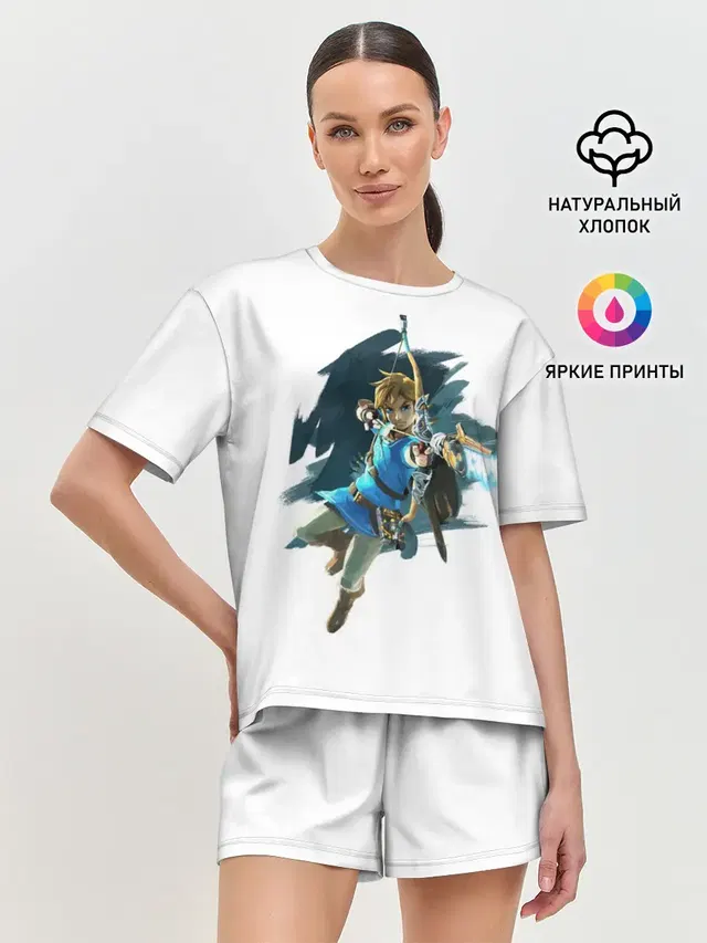 Женская пижама с шортами