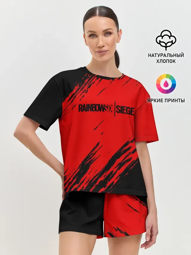 Женская пижама с шортами