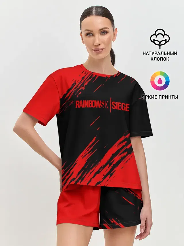 Женская пижама с шортами
