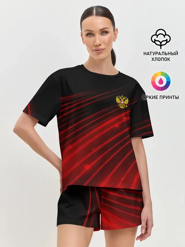 Женская пижама с шортами