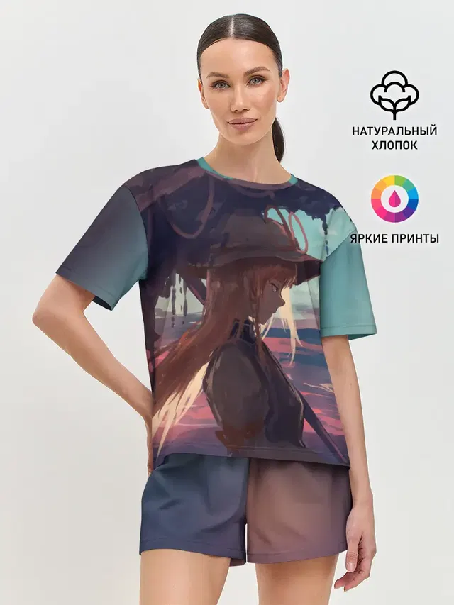 Женская пижама с шортами