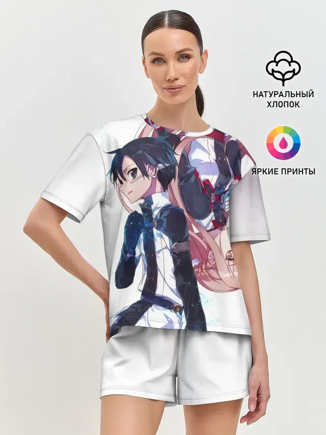 Женская пижама с шортами
