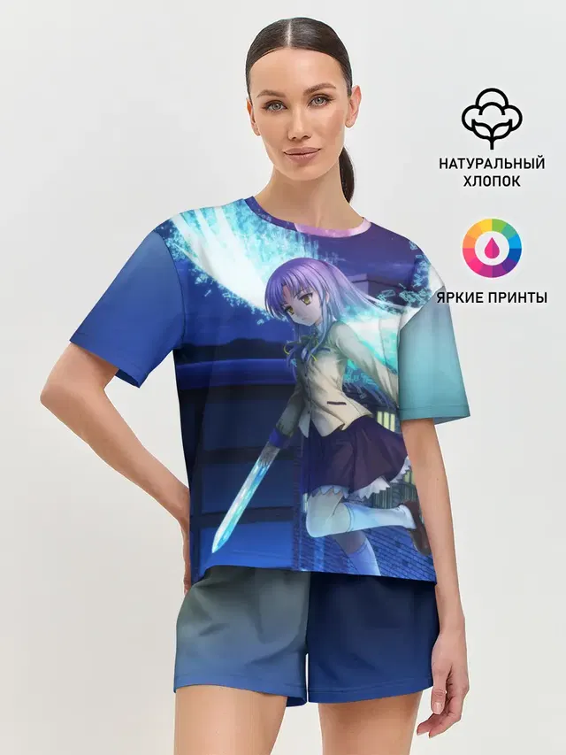 Женская пижама с шортами