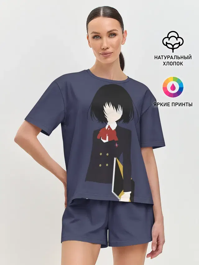 Женская пижама с шортами